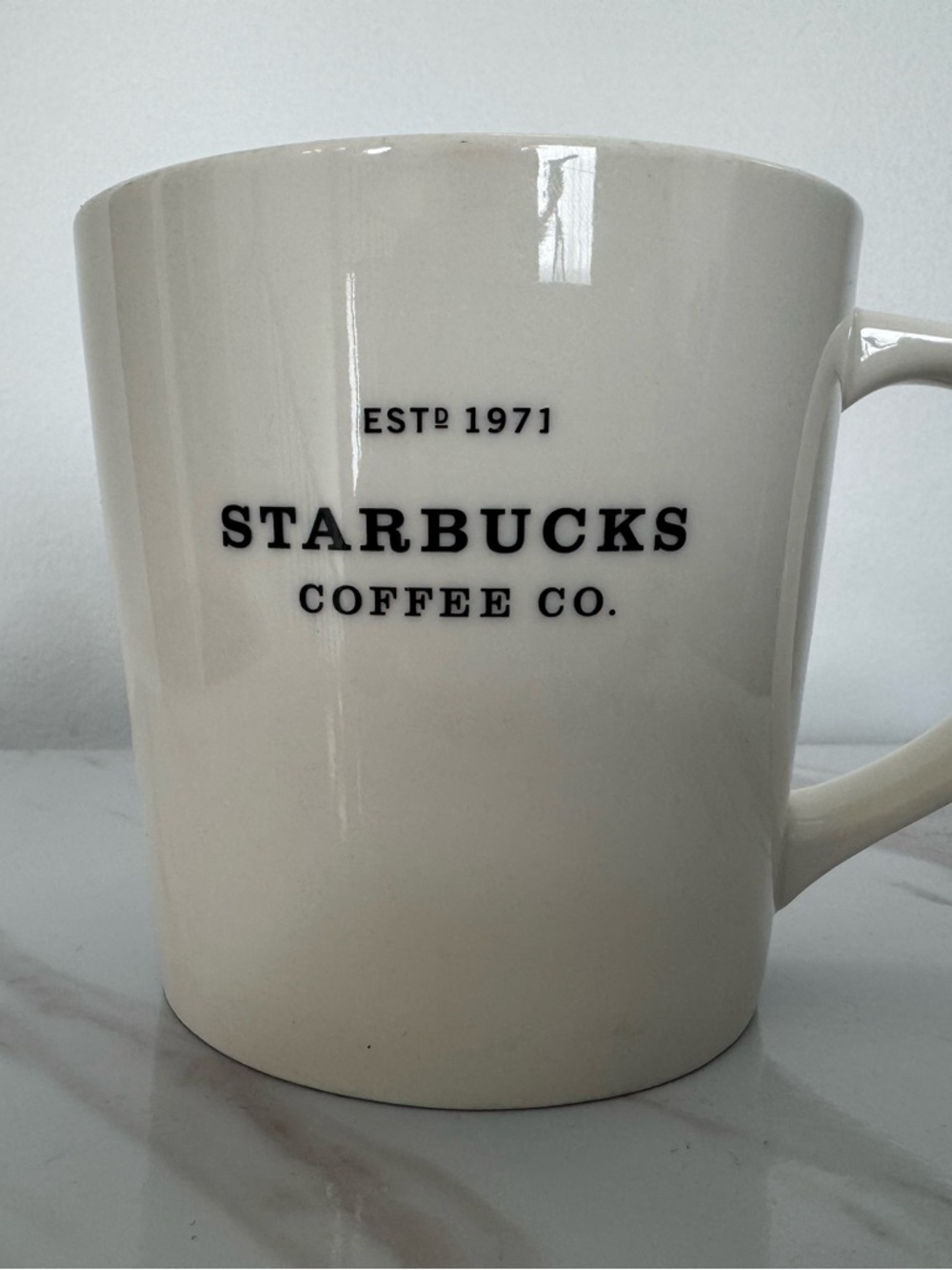 Starbucks White Porcelaine Mug